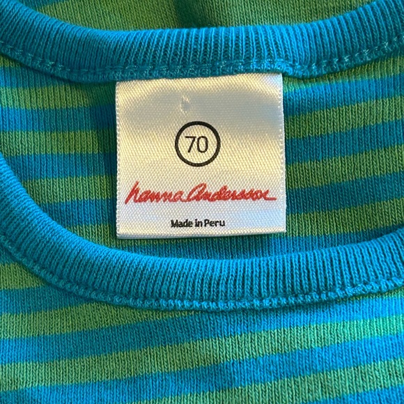 6-12M Hanna Andersson Stripe Playdress/Daydress - Picture 4 of 6